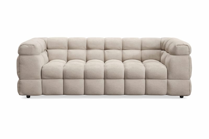 Elise 3-sits Bubblig Soffa, Beige