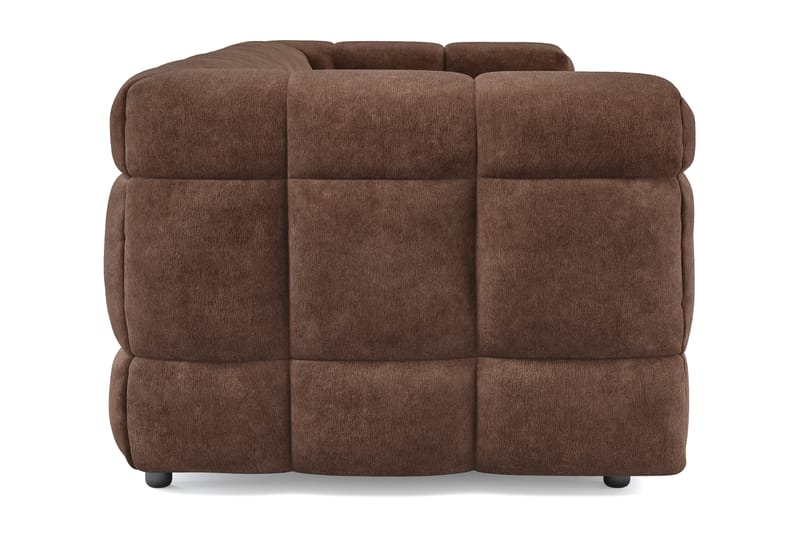 Elise 3-sits Bubblig Soffa - Brun - Möbler - Soffa - 3 sits soffa