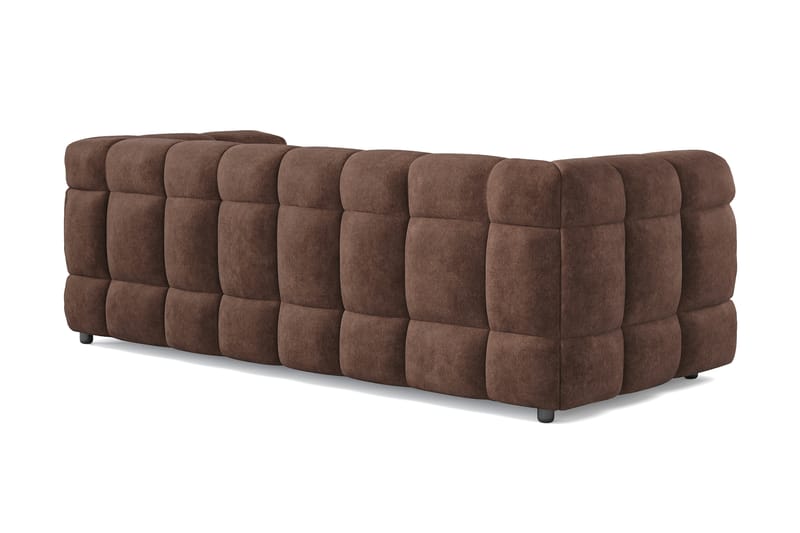 Elise 3-sits Bubblig Soffa - Brun - Möbler - Soffa - 3 sits soffa