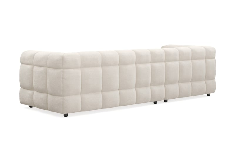 Elise 3-sits Bubblig Soffa med Divan Vänster - Beige Teddy - Möbler - Soffa - Divansoffor & schäslongsoffa