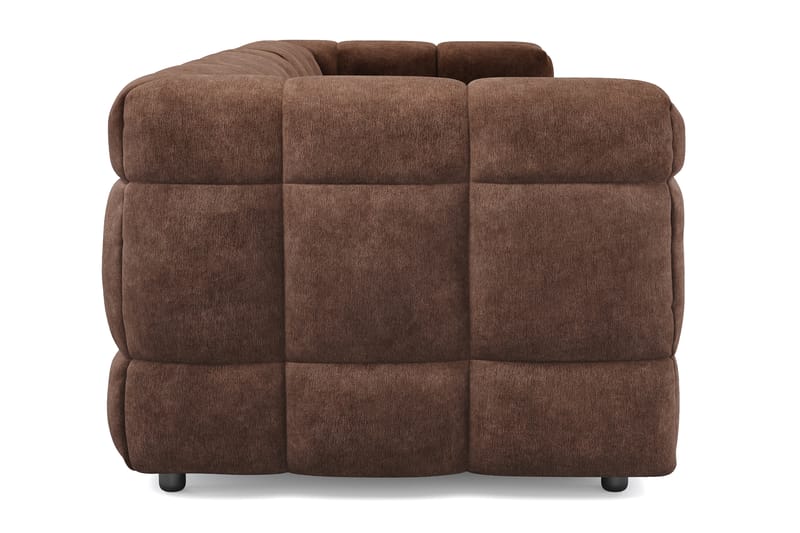 Elise 4-sits Bubblig Soffa - Brun - Möbler - Soffa - 4 sits soffa