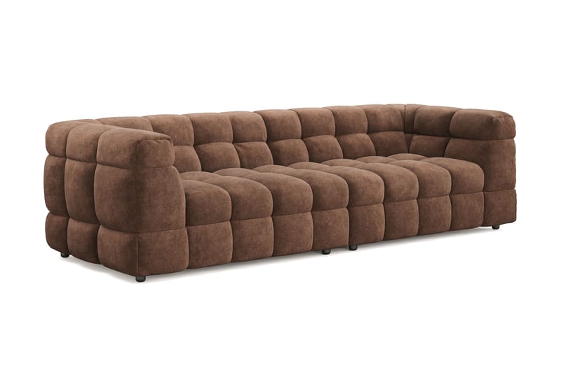 Elise 4-sits Bubblig Soffa - Brun - Möbler - Soffa - 4 sits soffa