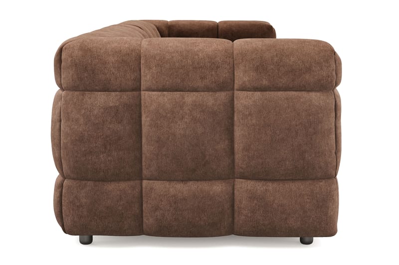Elise 4-sits Bubblig Soffa - Brun - Möbler - Soffa - 4 sits soffa