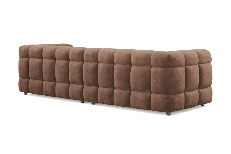 Elise 4-sits Bubblig Soffa - Brun - Möbler - Soffa - 4 sits soffa