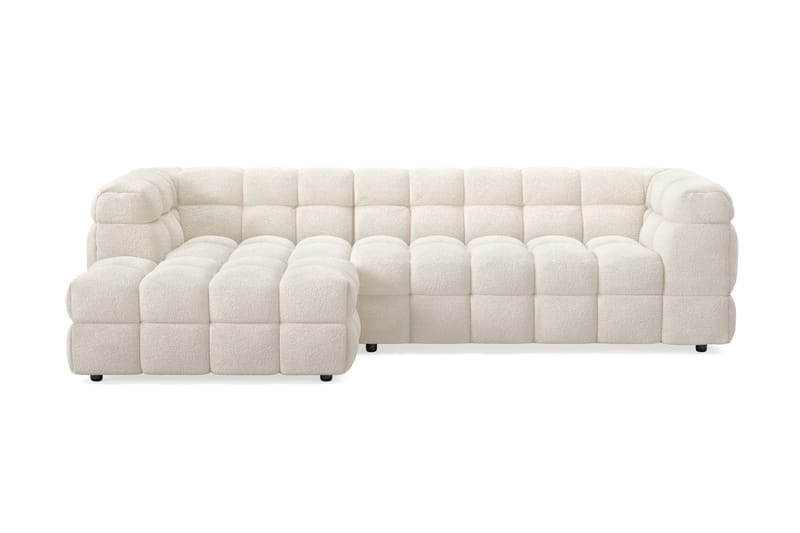 Elise Bubblig Soffgrupp 3-sits Divansoffa Vänster + Fåtölj - Beige - Möbler - Soffa - Soffgrupp