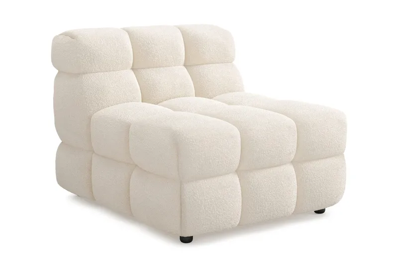 Elise Bubblig Soffgrupp 3-sits Soffa + Fåtölj - Beige - Möbler - Soffa - Soffgrupp