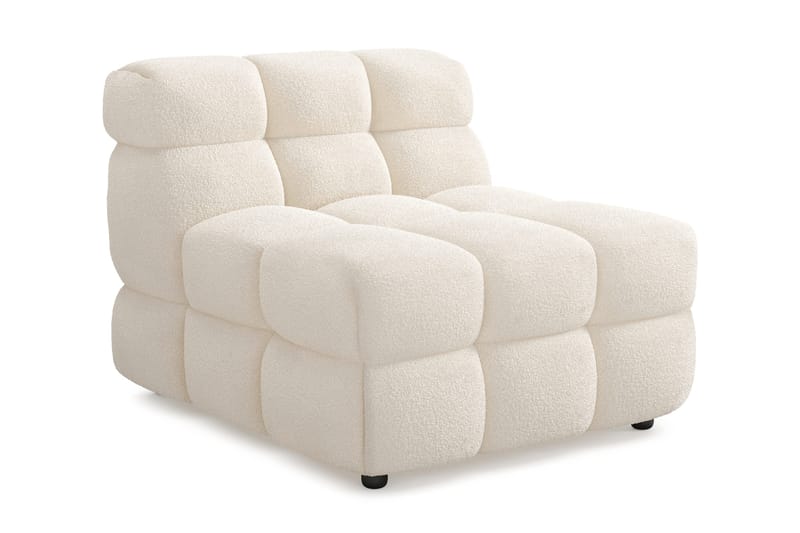 Elise Bubblig Soffgrupp 3-sits Soffa + Fåtölj - Vit - Möbler - Soffa - Soffgrupp