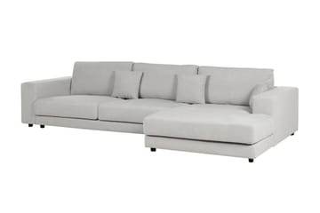 Ersi Hörnsoffa 4-sits - Grå/Svart - Möbler - Soffa - Divansoffor & schäslongsoffa
