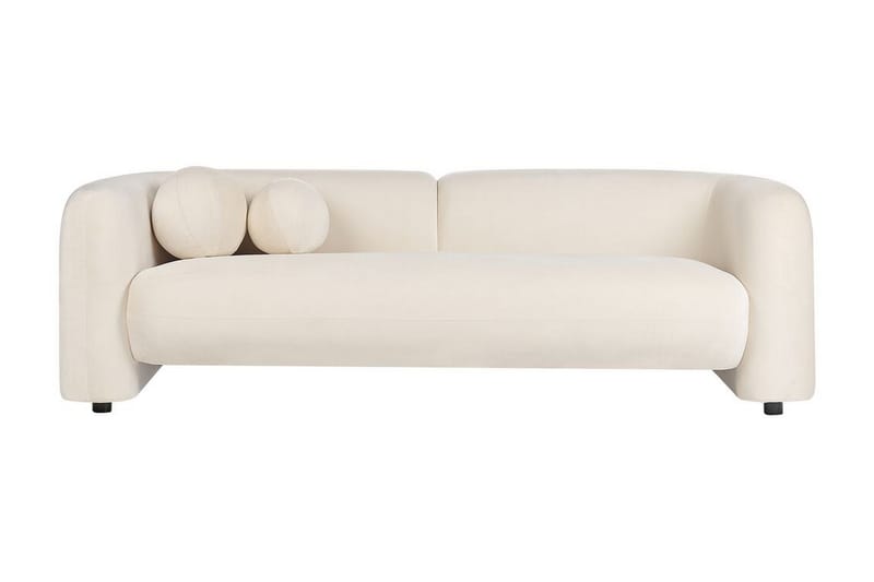 Fabion Soffa 3-sits - Cream - Möbler - Soffa - Sammetssoffa