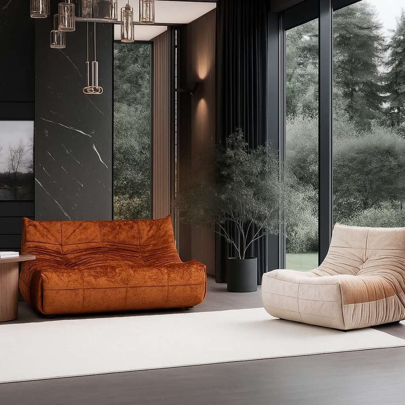 Feylorin 2-sits Soffa - Röd - Möbler - Soffa - 2 sits soffa