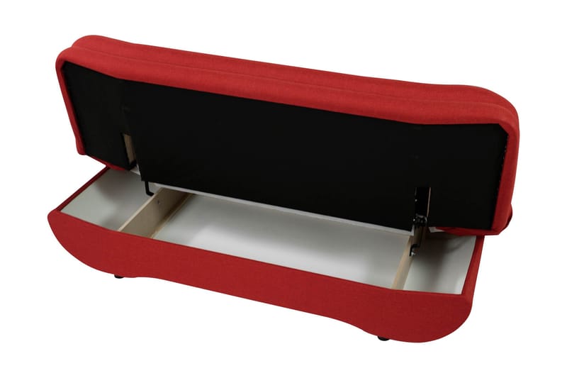 Figurelle 2-sits Fällbar Bäddsoffa 130x190 cm med Förvaring i Tyg - Beige - Möbler - Soffa - Bäddsoffa