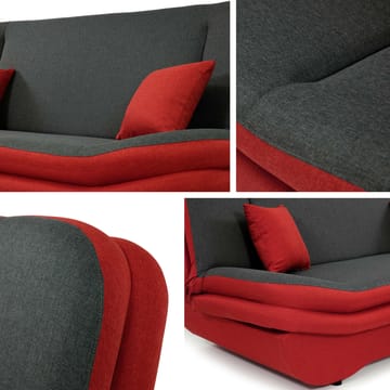 Figurelle 3-sits Bäddsoffa - grå - Möbler - Soffa - Bäddsoffa