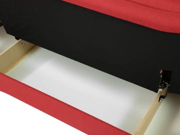 Figurelle 3-sits Bäddsoffa - svart - Möbler - Soffa - Bäddsoffa