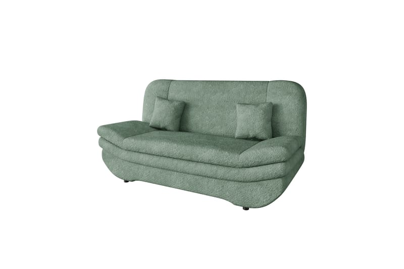 Figurelle Bäddsoffa 2-sits i Bouclé - Grön - Möbler - Soffa - Bäddsoffa