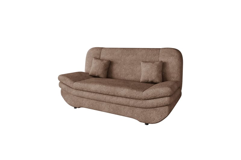 Figurelle Bäddsoffa 2-sits i Bouclé - Rosa - Möbler - Soffa - Bäddsoffa