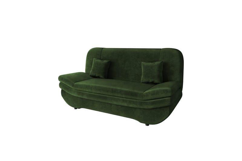 Figurelle Bäddsoffa 2-sits i Chenille - Grön - Möbler - Soffa - Bäddsoffa