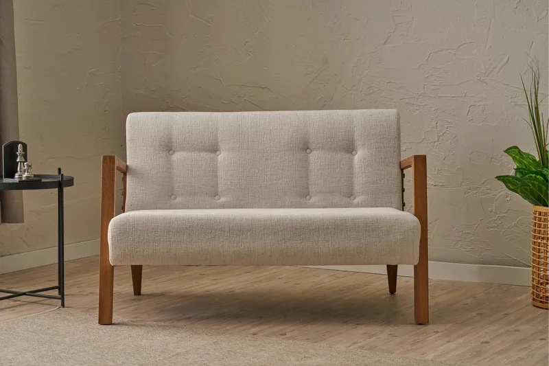 Finegard Soffa 2-sits - Creme - Möbler - Soffa - 2 sits soffa