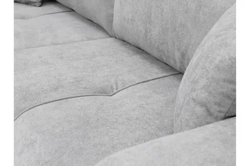 Flo 3-sits Bäddsoffa med Förvaring i Tyg - Grå - Möbler - Soffa - Bäddsoffa