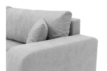 Flo Bäddsoffa 3-sits i Plysch - Gul - Möbler - Soffa - Bäddsoffa