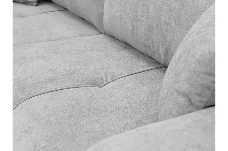 Flo Bäddsoffa 3-sits i Plysch - Gul - Möbler - Soffa - Bäddsoffa