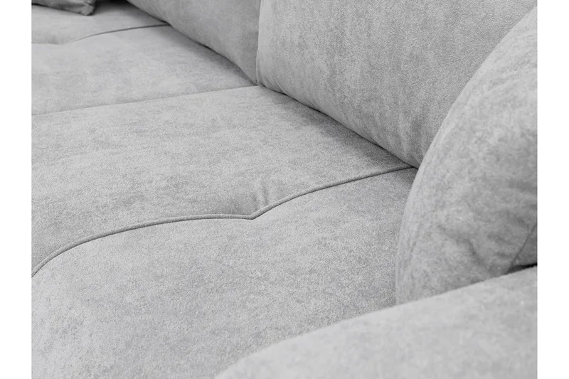 Flo Bäddsoffa 3-sits i Plysch - Gul - Möbler - Soffa - Bäddsoffa