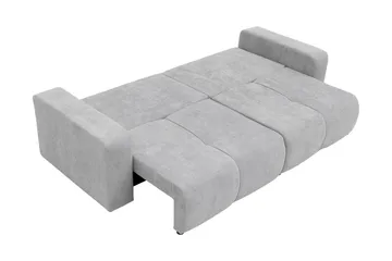 Flo Bäddsoffa 3-sits i Plysch - Gul - Möbler - Soffa - Bäddsoffa