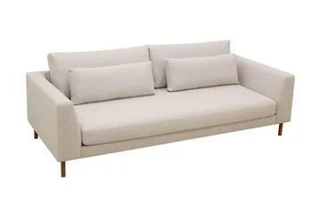 Florenz 3-sits Tygsoffa - Beige - Möbler - Soffa - 3 sits soffa