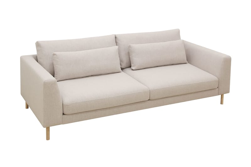 Florenz 3-sits Tygsoffa - Beige - Möbler - Soffa - 3 sits soffa