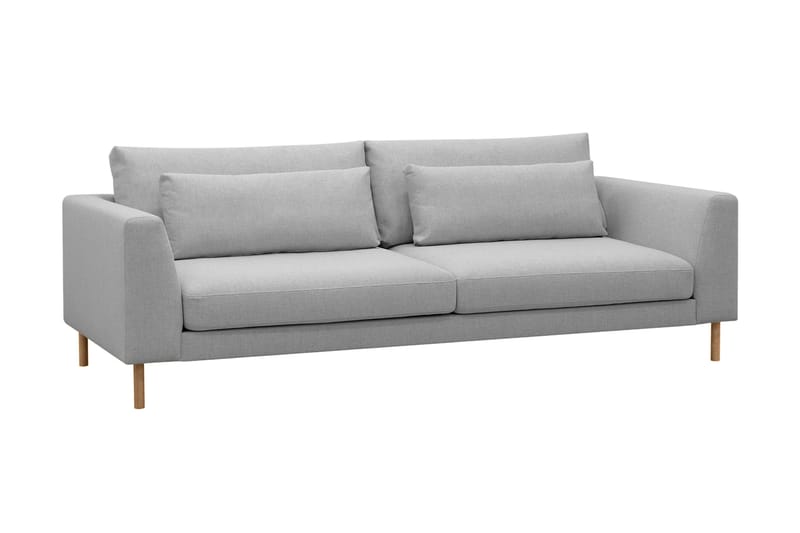 Florenz 3-sits Tygsoffa - Ljusgrå - Möbler - Soffa - 3 sits soffa