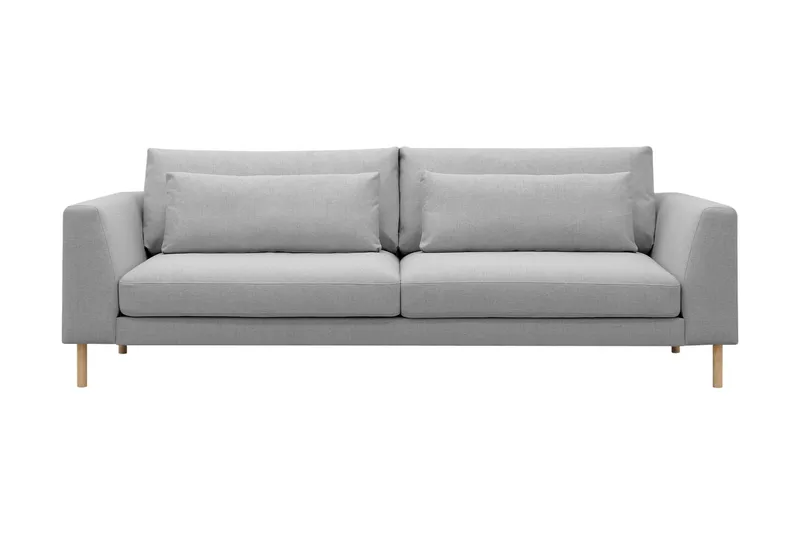 Florenz 3-sits Tygsoffa - Ljusgrå - Möbler - Soffa - 3 sits soffa