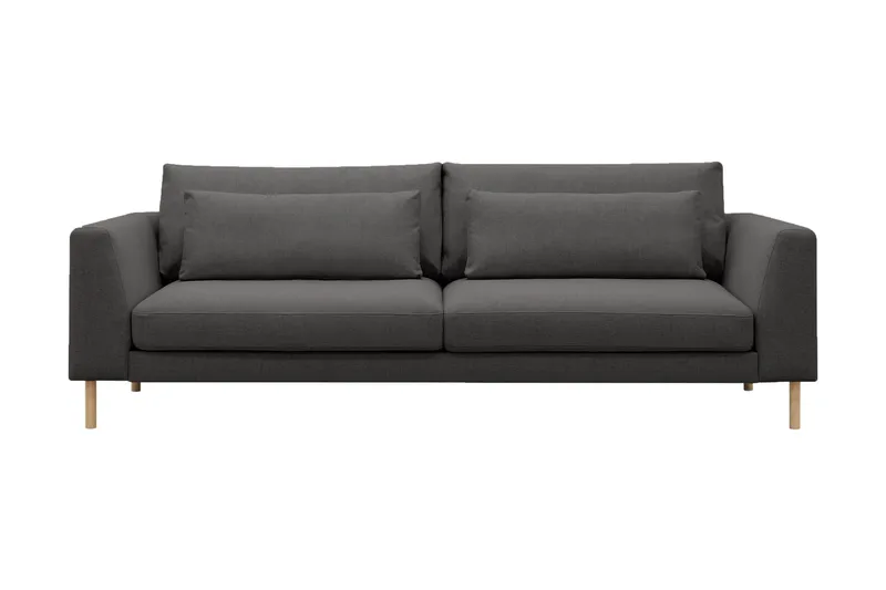 Florenz 3-sits Tygsoffa - Mörkgrå - Möbler - Soffa - 3 sits soffa