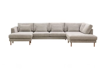 Florenz 4-sits Högervänd U-formad Soffa med Divan och Schäslong i Chenille