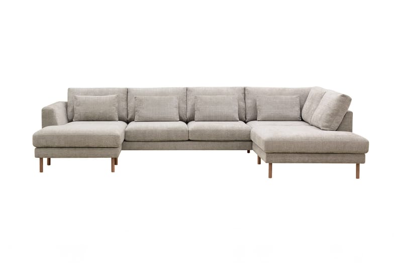 Florenz 4-sits U-Soffa med Divan Vänster - Grå/Beige - Möbler - Soffa - U-soffa