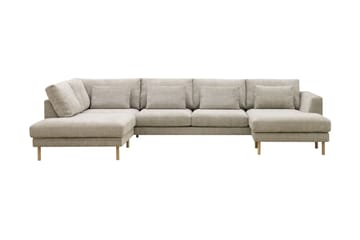 Florenz 4-sits Vänstervänd U-formad Soffa med Divan och Schäslong i Chenille