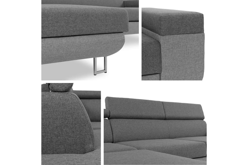 Fonti 3-sits Bäddsoffa Vänster - Grön - Möbler - Soffa - Bäddsoffa