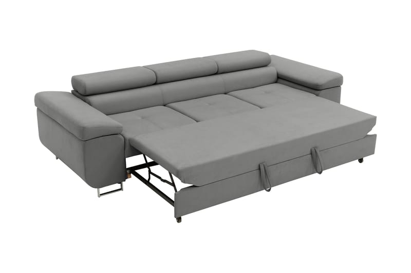 Gabina Bäddsoffa 3-sits i Chenille - Vit - Möbler - Soffa - Bäddsoffa