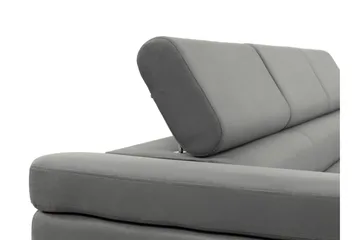Gabina Bäddsoffa 3-sits i Konstläder - Vit/Mörkgrå - Möbler - Soffa - Bäddsoffa