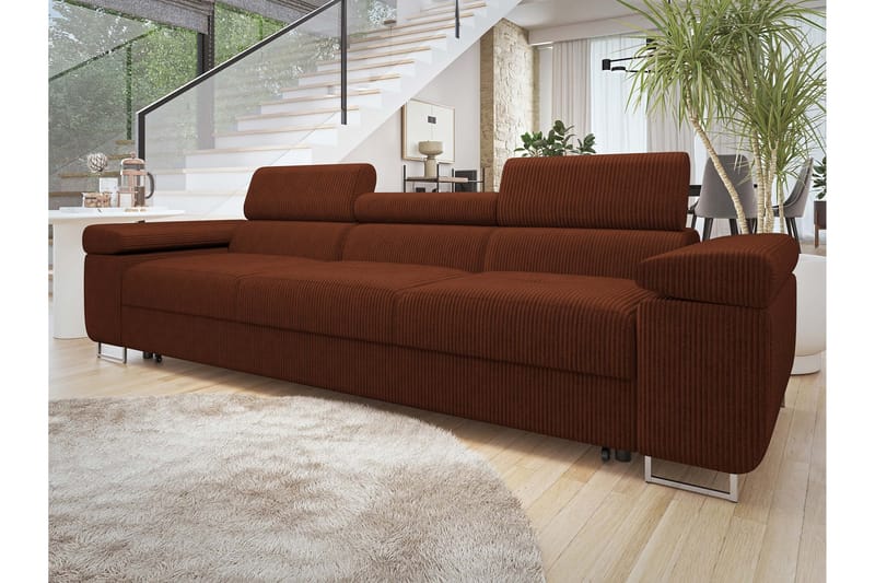 Gabina Bäddsoffa 3-sits i Manchester - Brun - Möbler - Soffa - Bäddsoffa