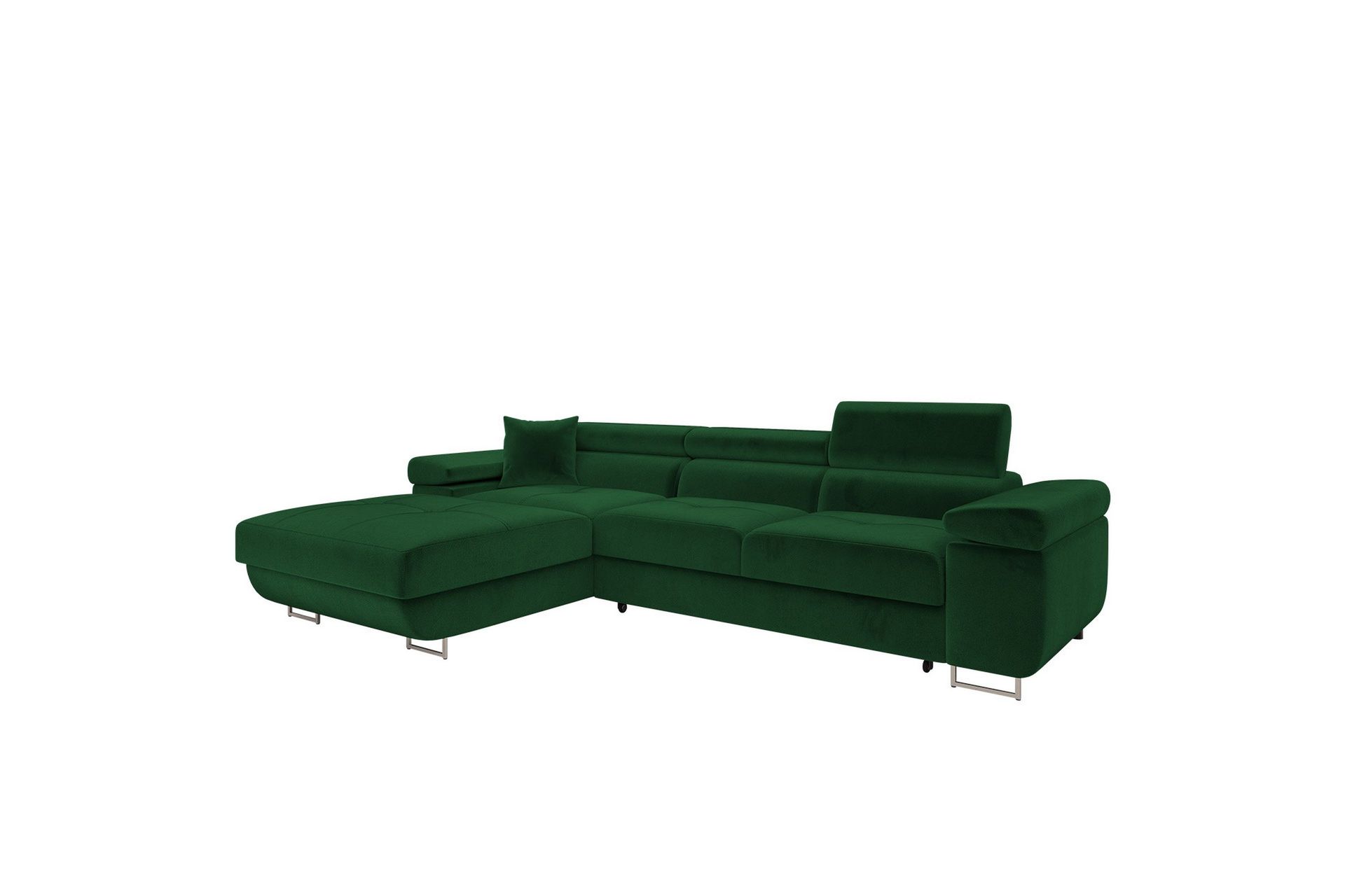 Gabina Soffa med Divan 3-sits Grön - Möbler - Trademax