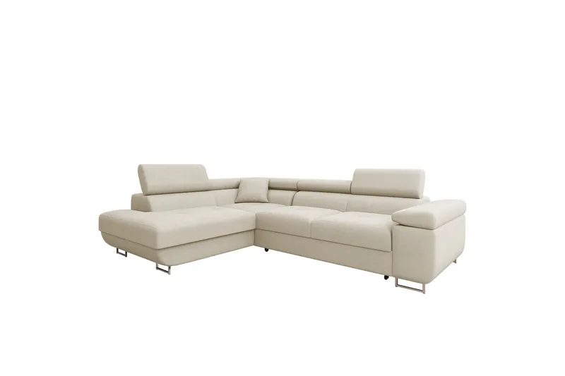 Gabina Soffa med Schäslong 3-sits, Beige