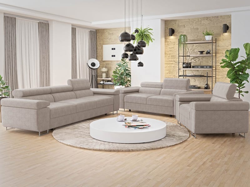 Gabina Soffgrupp 3-sitssoffa+2-sitssoffa+Fåtölj - Möbler - Soffa - Soffgrupp
