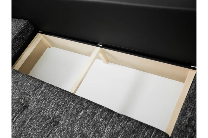 Gamal Soffa Dubbeldivan 4-sits - Svart - Möbler - Soffa - U-soffa