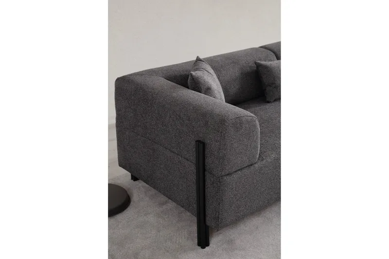 Gio 3-sits Soffa - Antracit - Möbler - Soffa - 3 sits soffa