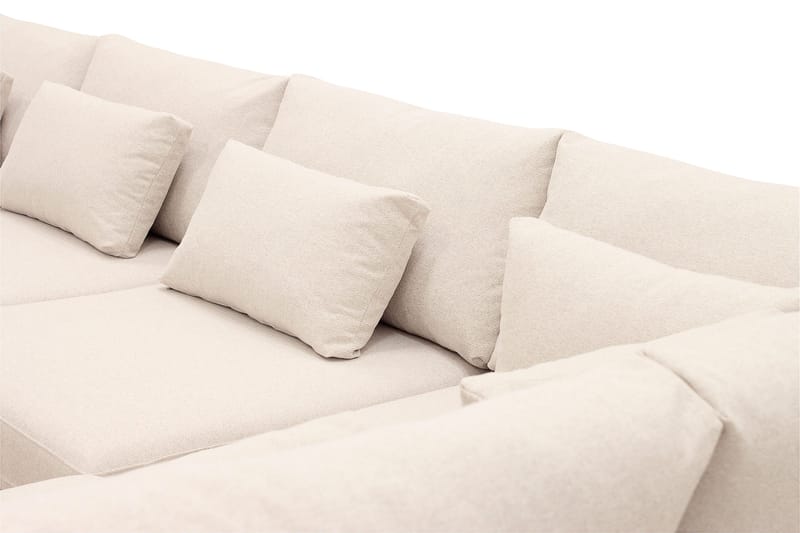 Grande 5-sits Soffa med Schäslong Höger - Beige Tyg - Möbler - Soffa - Divansoffor & schäslongsoffa