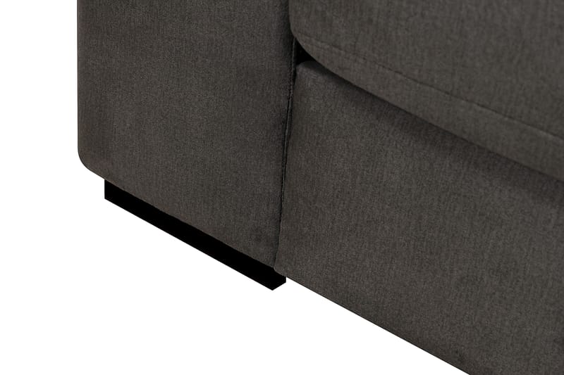 Grande 5-sits Soffa med Schäslong Höger - Mörkgrå Sammet - Möbler - Soffa - Divansoffor & schäslongsoffa