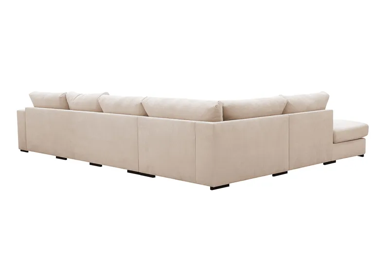 Grande 5-sits Soffa med Schäslong Vänster - Beige Manchester - Möbler - Soffa - Divansoffor & schäslongsoffa