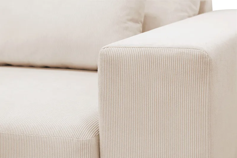 Grande 5-sits Soffa med Schäslong Vänster - Beige Manchester - Möbler - Soffa - Divansoffor & schäslongsoffa