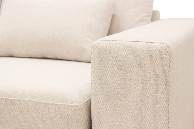 Grande 5-sits Soffa med Schäslong Vänster - Beige Tyg - Möbler - Soffa - Divansoffor & schäslongsoffa