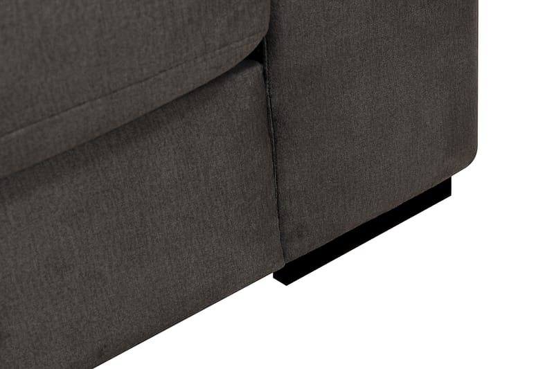 Grande 5-sits Soffa med Schäslong Vänster - Mörkgrå Sammet - Möbler - Soffa - Divansoffor & schäslongsoffa