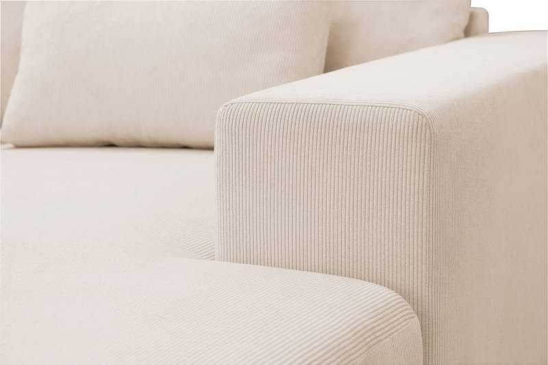 Grande 5-sits U-Soffa med Divan Höger - Beige Manchester - Möbler - Soffa - U-soffa